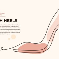 high heels continuous line illustration - fashion stock illustrations