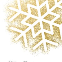 holiday greeting card with snowflake. - fashion stock illustrations