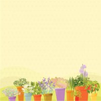 home garden background - garden decoration stock illustrations