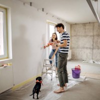 home makeover - home decoration stockfoto's en -beelden