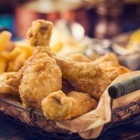 homemade golden fried chicken - food stock pictures, royalty-free photos & images