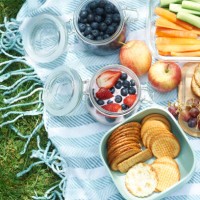 homemade picnic with organic foods in reusable plastic free containers. - food stock pictures, royalty-free photos & images