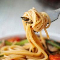 homemade sausage and tomato spaghetti - food stock pictures, royalty-free photos & images