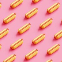 hot dog low poly pattern background - food stock pictures, royalty-free photos & images