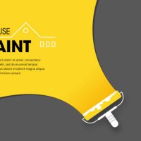 house remodel emblem, house paint repair - home decoration stock illustrations