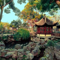 humble administrator's garden in suzhou, jiangsu, china - garden decoration stock pictures, royalty-free photos & images