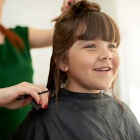 i like my new haircut - hairstyle stock pictures, royalty-free photos & images