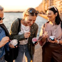 ice cream! - travel stock-fotos und bilder