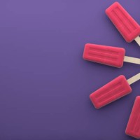 ice cream stick, popsicle, minimal summer concept. - food stock pictures, royalty-free photos & images