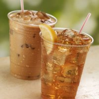 iced coffee and tea - junk food stock pictures, royalty-free photos & images