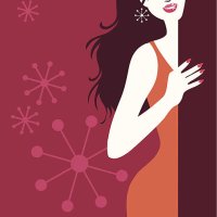 illustrations, cliparts, dessins animés et icônes de femme en rouge - nails art