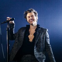 In this handout photo provided by Helene Marie Pambrun, Harry Styles performs during his European tour at AccorHotels Arena on March 13, 2018 in...