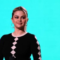 In this image released on May 2, Host Selena Gomez speaks onstage during Global Citizen VAX LIVE: The Concert To Reunite The World at SoFi Stadium in...