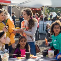 indulging in sweet halloween snacks - food stock pictures, royalty-free photos & images