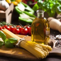 ingredient for cooking italian spaguetti - food stock pictures, royalty-free photos & images