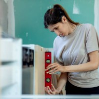 installing furniture - home decoration stock pictures, royalty-free photos & images