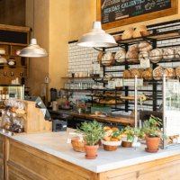 interior of a local coffee shop - junk food stock pictures, royalty-free photos & images