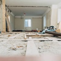 interior of unfurnished home at construction site - home decoration stock pictures, royalty-free photos & images