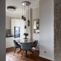 interiors of modern domestic kitchen after flat renovation - fashion stock pictures, royalty-free photos & images