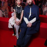 Irene Forti and Alessandro Borghi attend Valentino "Le meta-theatre des intimites" show as part of Paris Fashion Week on March 09, 2025 in Paris,...