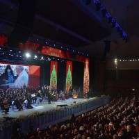 Italian singer Sister Cristina Scuccia performs during the annual Vatican's Christmas concert on December 13, 2014 at the Vatican's Conciliation...
