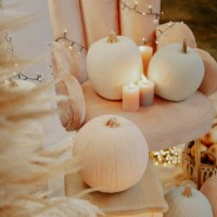 italy, tuscany, arezzo, lit candles and pumpkins on chairs - home decoration stock pictures, royalty-free photos & images