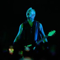 James Hetfield of Metallica performs onstage during the Metallica - M72 World Tour held at SoFi Stadium on August 25, 2023 in Los Angeles, California