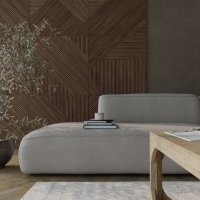 japandi style living room interior design. 3d rendering. - home decoration stock pictures, royalty-free photos & images