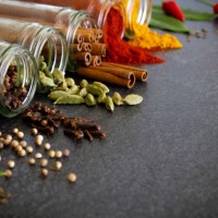 jars of spices - food stock pictures, royalty-free photos & images