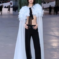 Jennie Kim attends the Chanel Haute Couture Spring-Summer 2025 show as part of Paris Fashion Week on January 28, 2025 in Paris, France.
