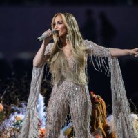 Jennifer Lopez performs at the Vax Live concert at SoFi Stadium on Sunday, May 2, 2021 in Inglewood, CA.