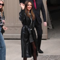 Jessica Alba attends the Chanel Womenswear Fall/Winter 2025-2026 show as part of Paris Fashion Week at Grand Palais on March 11, 2025 in Paris,...