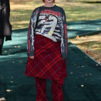 Jessie Buckley attends the Burberry show during London Fashion Week September 2023 on September 18, 2023 in London, England.