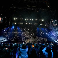 John Mayer performs onstage during the FIREAID Benefit Concert for California Fire Relief at The Kia Forum on January 30, 2025 in Inglewood,...