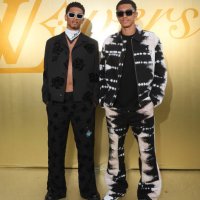 Jude Bellingham and Jobe Bellingham attend the Louis Vuitton Menswear Spring/Summer 2024 show as part of Paris Fashion Week on June 20, 2023 in...