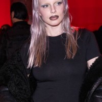 Julia Fox attends the Vetements Womenswear Fall/Winter 2024-2025 show as part of Paris Fashion Week on March 01, 2024 in Paris, France.