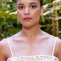 Juliana Canfield attends the Ulla Johnson fashion show during New York Fashion Week at Terminal Warehouse on September 08, 2024 in New York City.