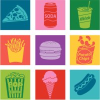 junk food - junk food stock illustrations