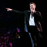 Justin Timberlake performs onstage during his The Forget Tomorrow World Tour at Rogers Arena on April 29, 2024 in Vancouver, British Columbia.