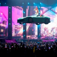 Karol G performs on stage during her 