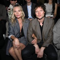 Kate Moss and Nikolai von Bismarck attend the Dior Homme Menswear Spring/Summer 2025 show as part of Paris Fashion Week on June 21, 2024 in Paris,...