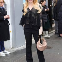 Kathryn Newton attends the Chloé Womenswear Fall/Winter 2024-2025 show as part of Paris Fashion Week on February 29, 2024 in Paris, France.