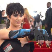Katy Perry arrives at the 2015 Metropolitan Museum of Art's Costume Institute Gala benefit in honor of the museum's latest exhibit 
