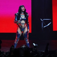 Katy Perry performs at Qudos Bank Arena on June 04, 2025 in Sydney, Australia.