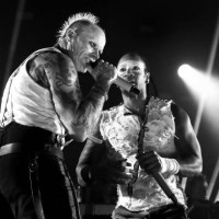 Keith Flint and Maxim Reality of The Prodigy perform live on stage at O2 Academy Brixton on December 21, 2017 in London, England.