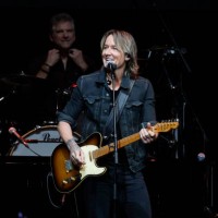 Keith Urban performs onstage for The Final Nashville Show - A Tribute To Ronnie Milsap at Bridgestone Arena on October 03, 2023 in Nashville,...
