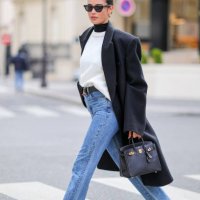 Kelsey Merritt is seen on February 28, 2023 in Paris, France.