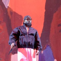 Kendrick Lamar performs in concert during Bonnaroo Music & Arts Festival on June 16, 2023 in Manchester, Tennessee.