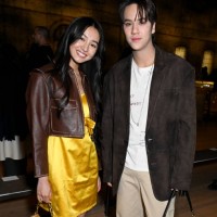 Koki, Korapat Kirdpan at the Coach Fall RTW 2025 fashion show as part of New York Fashion Week held at the Park Avenue Armory on February 10, 2025 in...