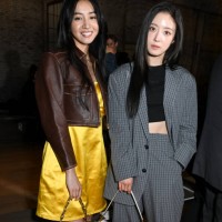 Koki, Lee Se-young at the Coach Fall RTW 2025 fashion show as part of New York Fashion Week held at the Park Avenue Armory on February 10, 2025 in...